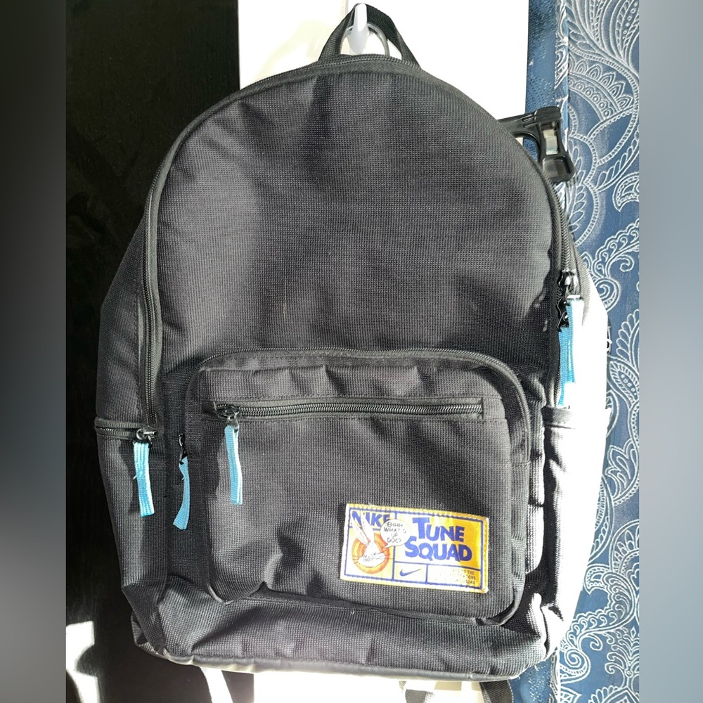 Nike Heritage X Space Jam Tune Squad Lebron Eugene Black School Backpack 17”